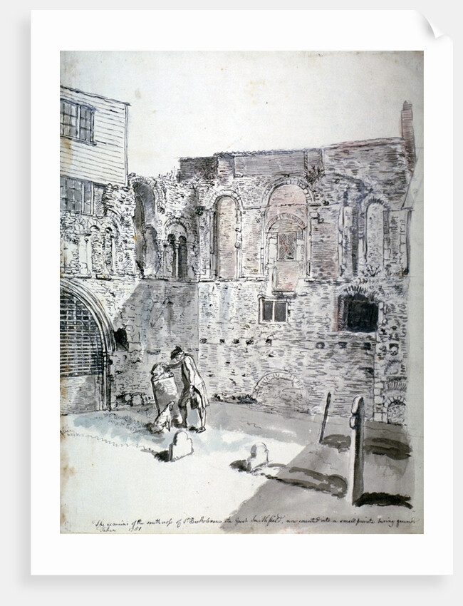 St Bartholomew-the-Great, Smithfield, City of London by John Carter