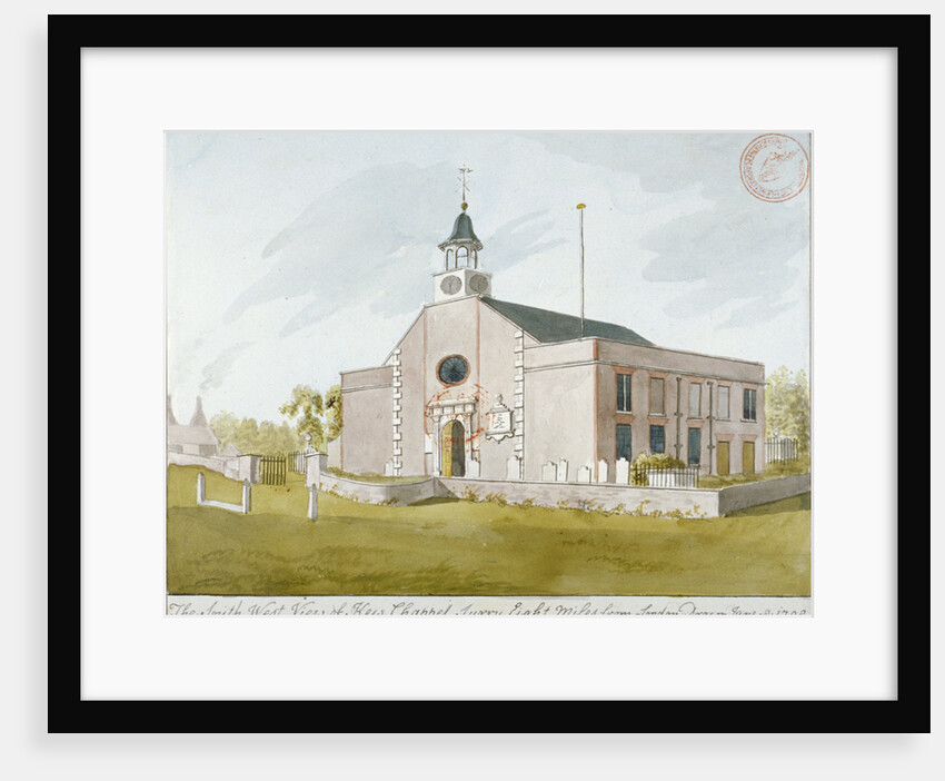 South-west view of the Church of St Anne, Kew, Surrey by Anonymous