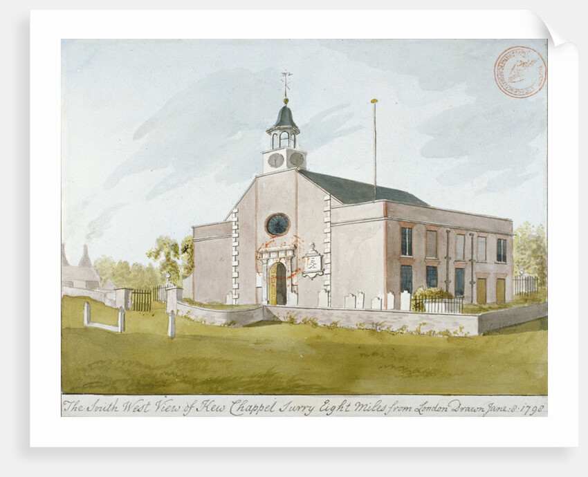South-west view of the Church of St Anne, Kew, Surrey by Anonymous
