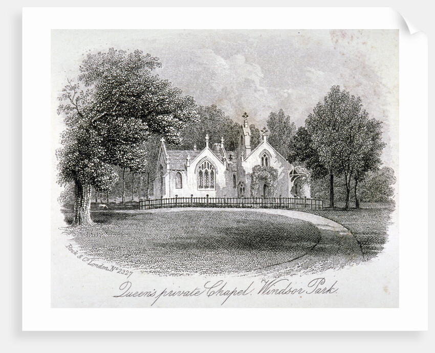 The Queen's private chapel in Windsor Great Park, Berkshire by Anonymous