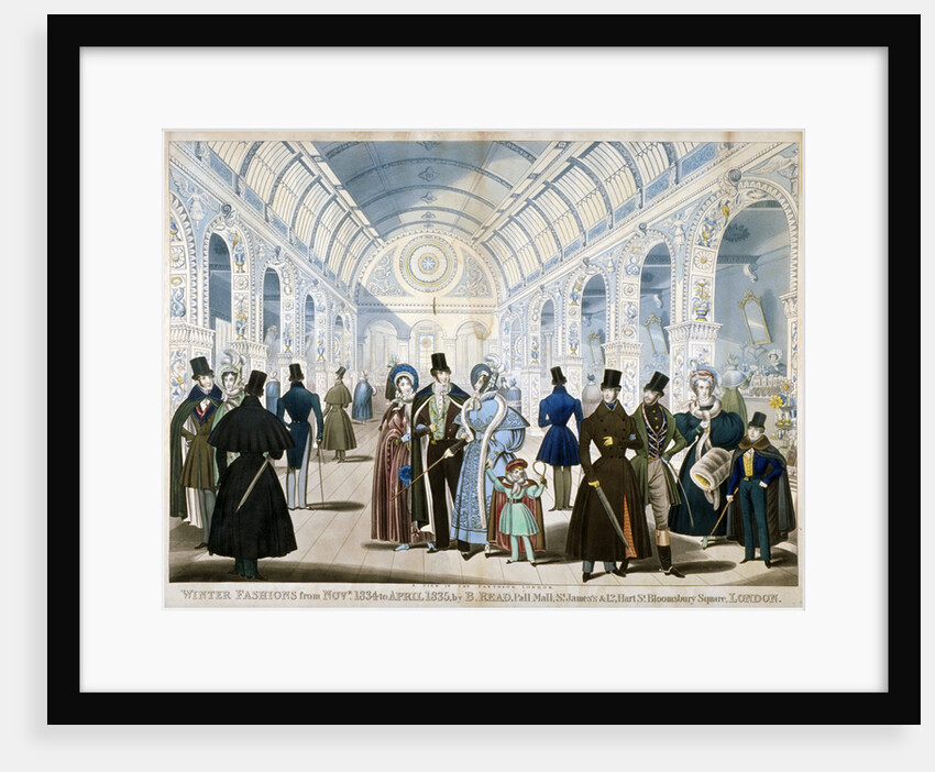 Winter Fashions from November 1834 to April 1835 by Anonymous