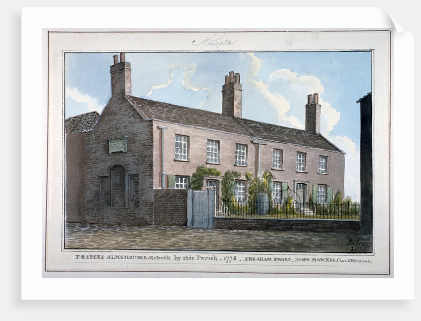 Drapers' Almshouses, New Kent Road, Southwark, London by G Yates