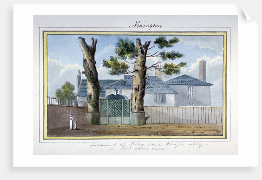 Rector's house in Newington Butts, Southwark, London by G Yates