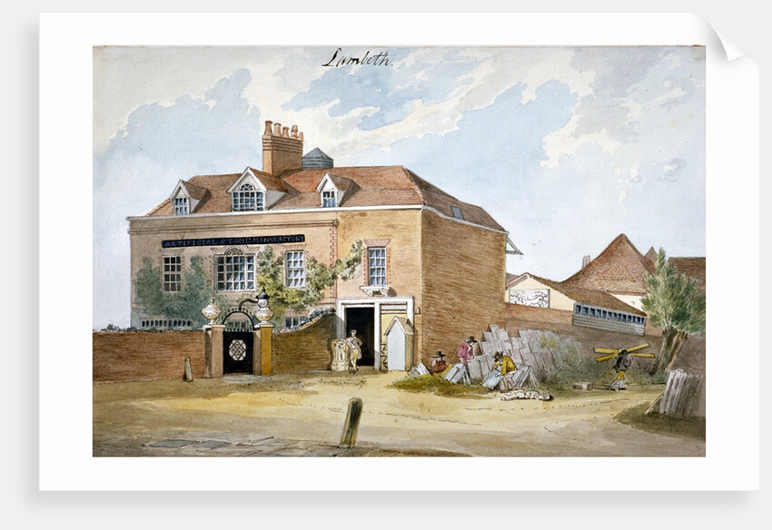 Coade stone factory, Narrow Wall, Lambeth, London by Anonymous