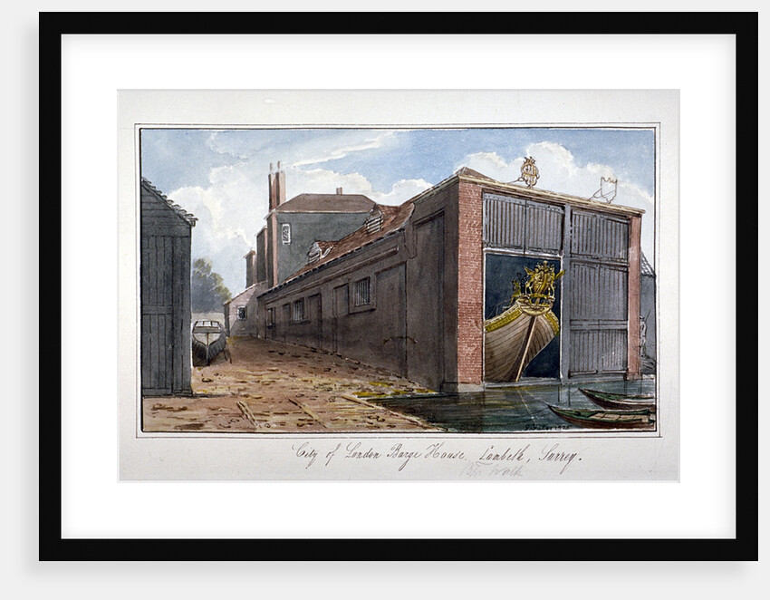 City of London Barge House, Bishop's Walk, Lambeth, London by G Yates