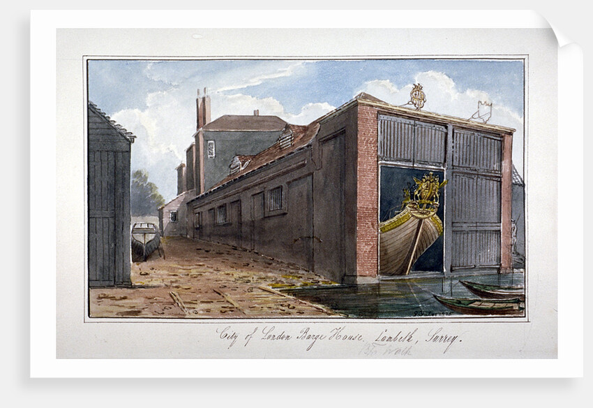 City of London Barge House, Bishop's Walk, Lambeth, London by G Yates