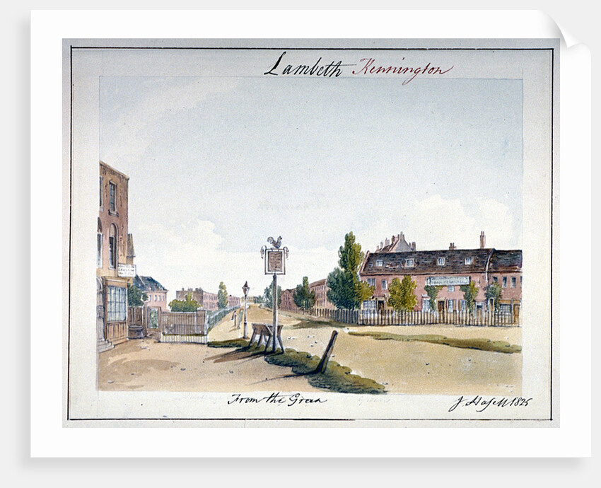 View of Kennington, Lambeth, London by John Hassell