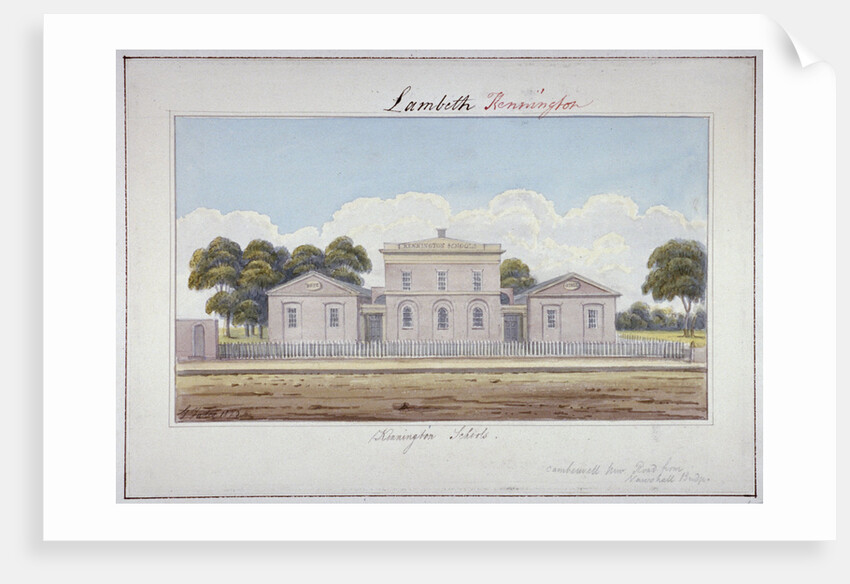 Kennington Schools, Camberwell New Road, Lambeth, London by G Yates