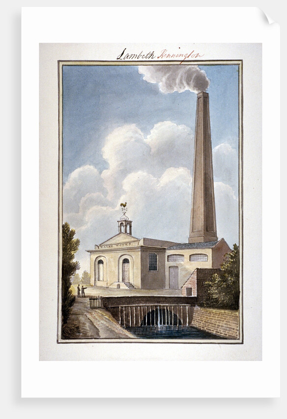 New London Waterworks, Vauxhall, Lambeth, London by G Yates