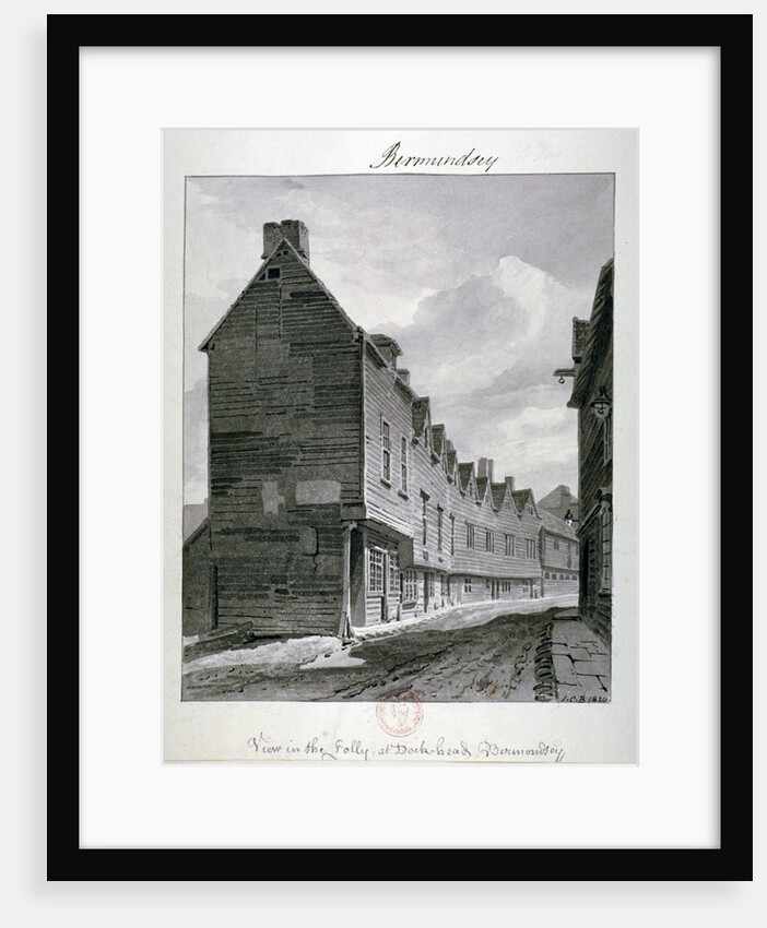 Dockhead Folly, Bermondsey, London by John Chessell Buckler