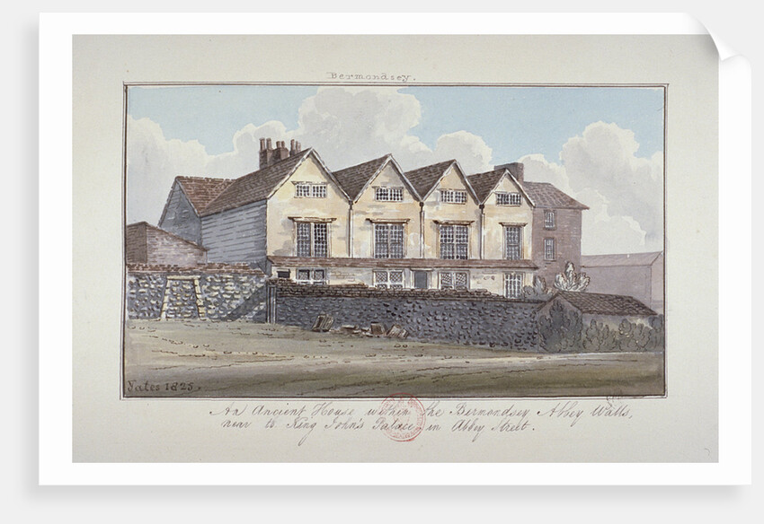 Abbey of St Saviour, Bermondsey, London by G Yates