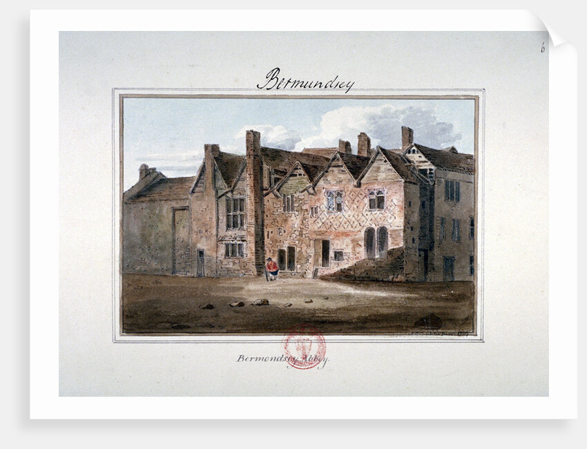 Abbey of St Saviour, Bermondsey, London by John Chessell Buckler