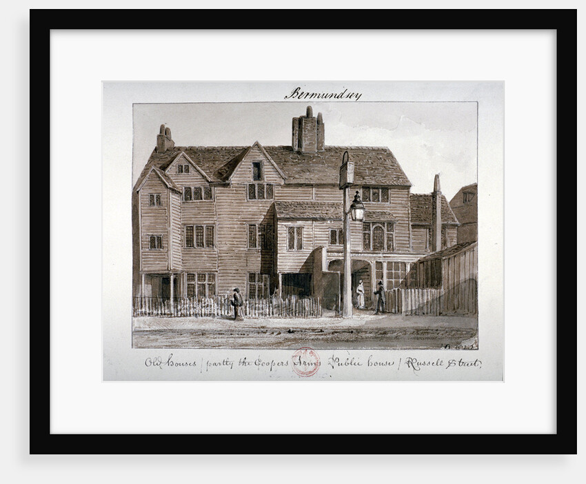 Coopers' Arms inn, Tanner Street, Bermondsey, London by John Chessell Buckler