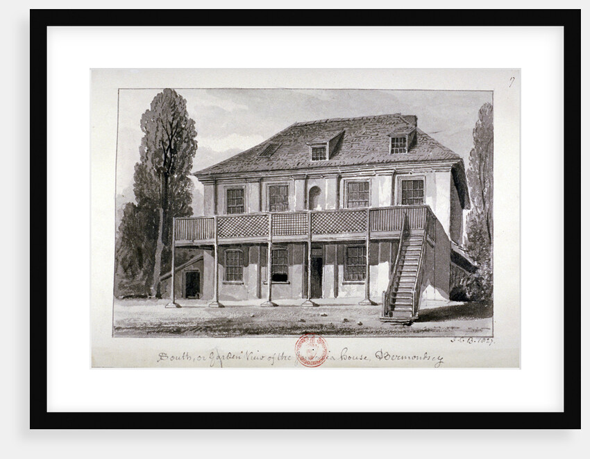 Jamaica House, Cherry Garden Street, Bermondsey, London by John Chessell Buckler