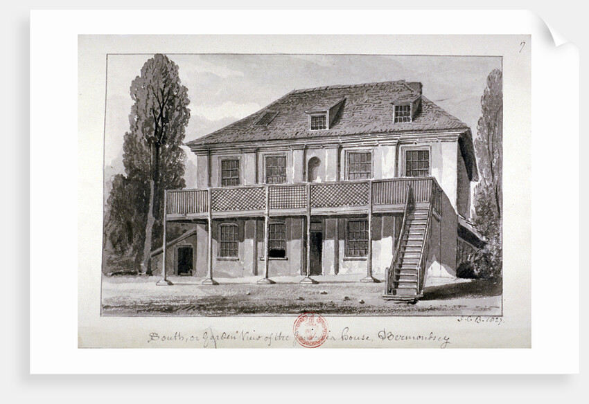 Jamaica House, Cherry Garden Street, Bermondsey, London by John Chessell Buckler