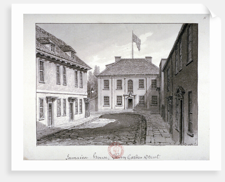 Jamaica House, Cherry Garden Street, Bermondsey, London by John Chessell Buckler