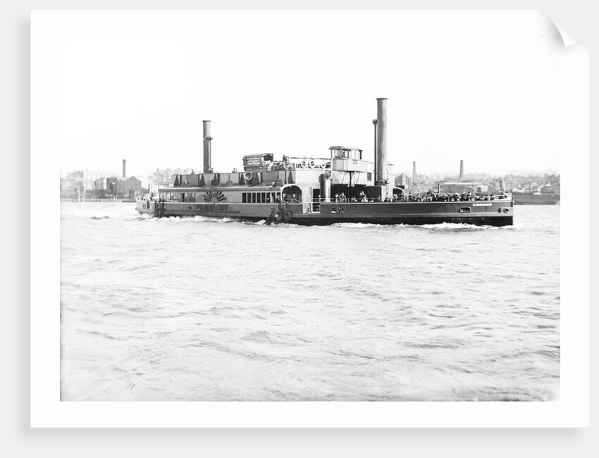 Ferry 'Gordon' on the Thames, London by Anonymous