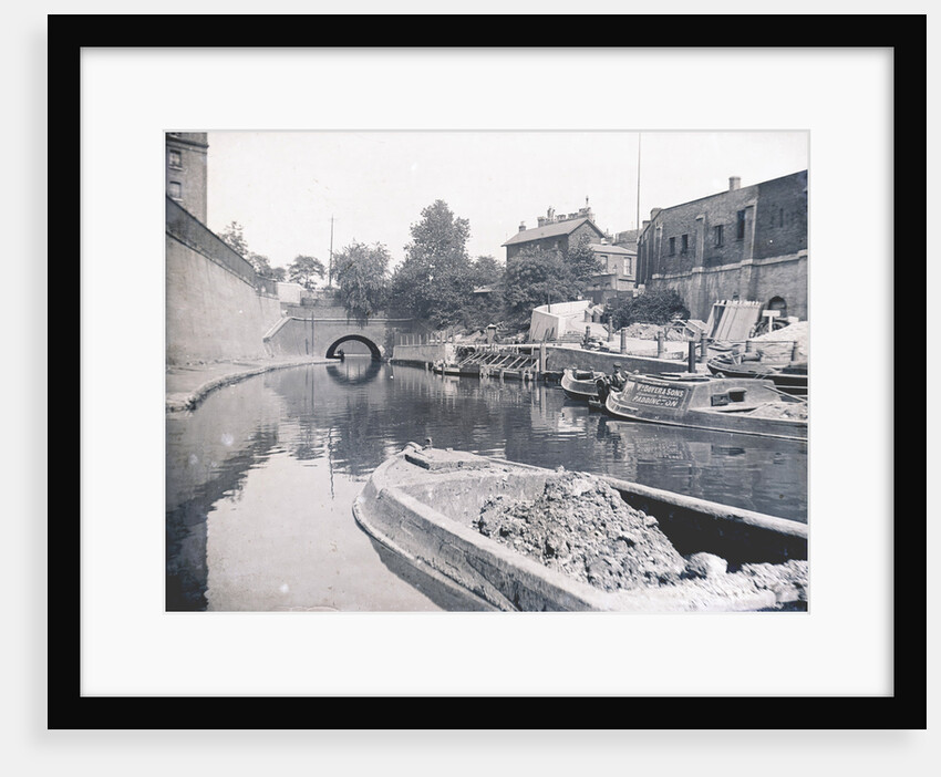 Unloading on the Grand Union Canal, London by Anonymous