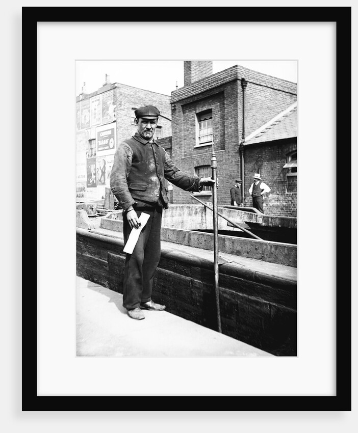 Grand Union Canal lock keeper by Anonymous
