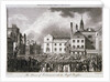 King George III processing through Old Palace Yard, Westminster, London by JR Thompson