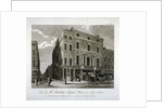 John Hatchett's house, Long Acre, Westminster, London by John Walker