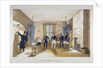 Scene in a barrack room at the Royal Military Academy, Woolwich, Kent by Anonymous