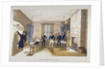 Scene in a barrack room at the Royal Military Academy, Woolwich, Kent by Anonymous