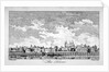 South view of the Tower of London with boats on the River Thames by William Elliot