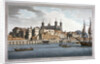 South view of the Tower of London with boats on the River Thames by Joseph Constantine Stadler