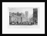 The Bank of England, City of London by William Tombleson