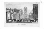 The Bank of England, City of London by William Tombleson