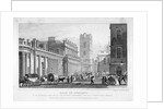 The Bank of England, City of London by William Tombleson