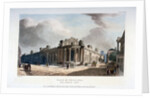 The Bank of England, from Cateaton Street, City of London by Augustus Charles Pugin