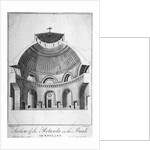 Section of the Rotunda at the Bank of England, City of London by Thomas Prattent