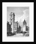 St Bartholomew-by-the-Exchange and St Benet Fink, City of London by George Hollis