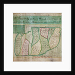 Map of Abbey Wood, part of Erith or Lesnes Manor on the eastern boundary of Woolwich, Kent by Anonymous