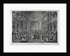 Scene of a masquerade at the Pantheon, Oxford Street, Westminster, London by Charles White