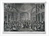 Scene of a masquerade at the Pantheon, Oxford Street, Westminster, London by Charles White