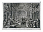 Scene of a masquerade at the Pantheon, Oxford Street, Westminster, London by Charles White