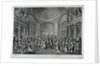 Scene of a masquerade at the Pantheon, Oxford Street, Westminster, London by Charles White
