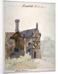 View of a house in Lambeth Marsh, London by Anonymous