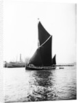 Topsail barge under sail on the Thames, London by Anonymous
