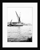 Topsail barge on the Thames with its top mast lowered, London by Anonymous