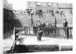Boys by a lock on the Grand Union Canal, London by Anonymous