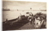 A paddle steamer disembarking passengers at Greenwich Pier, London by Anonymous