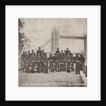 Group of artillery at Tower Bridge, London by Anonymous