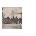 Group of artillery at Tower Bridge, London by Anonymous