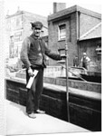 Grand Union Canal lock keeper by Anonymous