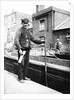 Grand Union Canal lock keeper by Anonymous