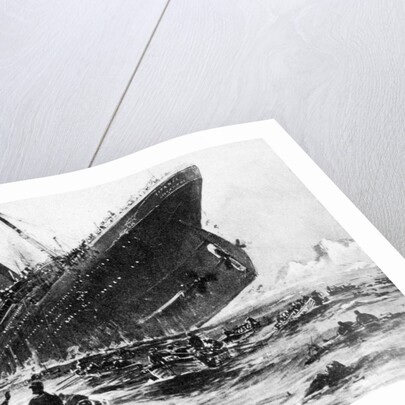 The sinking of SS Titanic, 14 April 1912 by Unknown